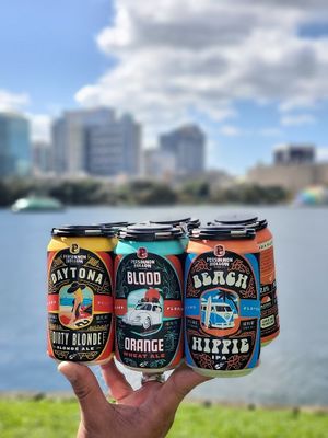 6 packs available all day everyday! Wednesday special: 6 packs are $7, or buy 24 cans for only $24! at Persimmon Hollow Brewing Co in Orlando