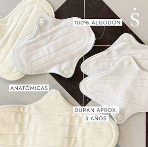 Protectores y toallitas reutilizables at Sentidos in Rosario