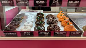 Vegan selectionn  at Pinkbox Doughnuts in Las Vegas