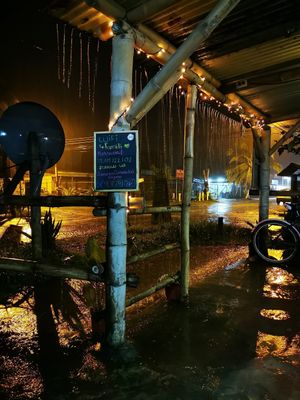 The restaurant is central, but in a calm side street at Jammin Comunidad Vegana in Puerto Viejo De Talamanca