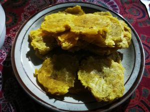 Patacones at Jammin Comunidad Vegana in Puerto Viejo De Talamanca