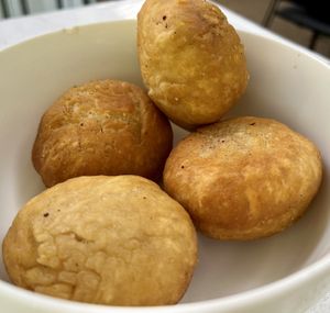 dumplings - more like fried bread rolls, but super tasty   at Jammin Comunidad Vegana in Puerto Viejo De Talamanca