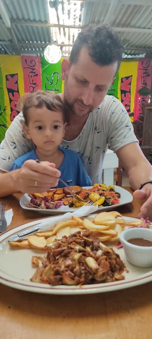 Jerk jack.fruit amazing!!! at Jammin Comunidad Vegana in Puerto Viejo De Talamanca