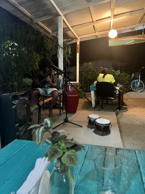 Live music  at Jammin Comunidad Vegana in Puerto Viejo De Talamanca