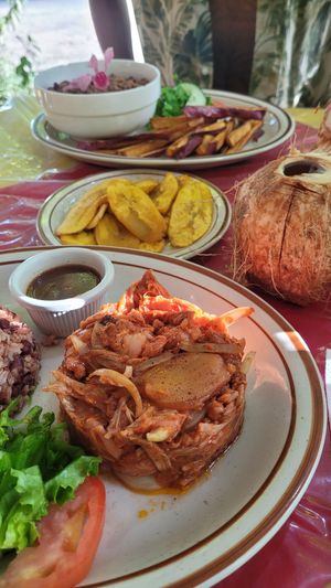 Jerk Jackfruit 🥰 at Jammin Comunidad Vegana in Puerto Viejo De Talamanca