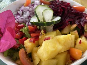 Rainbow Salad  at Jammin Comunidad Vegana in Puerto Viejo De Talamanca