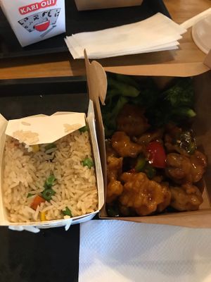 Fried rice, General Tso’s chicken at Veggie Village in Scottsdale