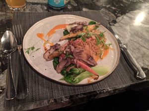 Vegan Vietnamese Sautéed Glass Noodles at The Black Sheep in Las Vegas