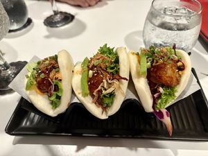 Herbivore Bao was insanely good!   at Po-Ké Ono in Oranjestad