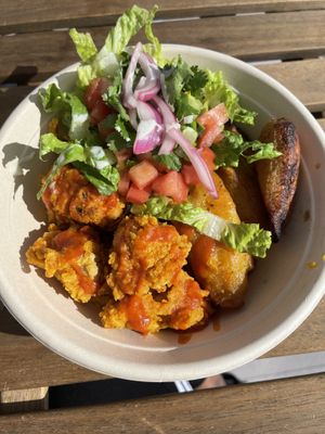 Chicharrón with plantains at Boca Fresca in Winter Park