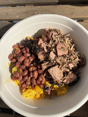 Pernil w/ rice and beans  at Boca Fresca in Winter Park