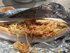 Eggplant parm hero  at D'Matteos Pizza & Grill in Ronkonkoma