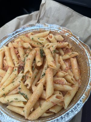Penne allá vodka (needed more flavor)  at D'Matteos Pizza & Grill in Ronkonkoma