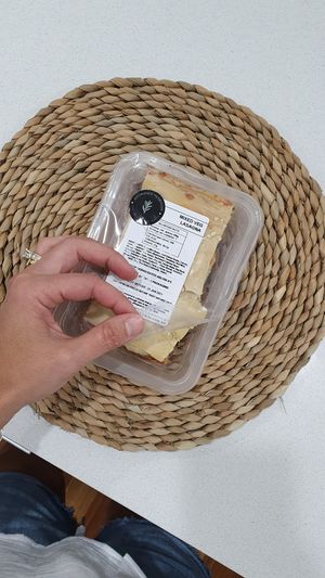 Lasagna at Nourished Herbivore in Terrigal