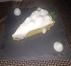 Vegan lemon cake at Chris Kitchen in Fuerteventura