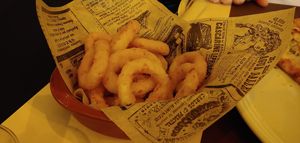 Onion rings at Chris Kitchen in Fuerteventura
