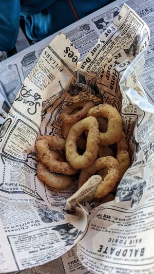 Onion Rings #Veganuary at Chris Kitchen in Fuerteventura