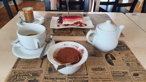 Perfect Italian style coffee at Chris Kitchen in Fuerteventura