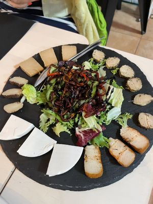 Vegan cheese   at Chris Kitchen in Fuerteventura