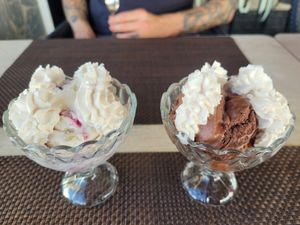Vegan Ice cream at Chris Kitchen in Fuerteventura