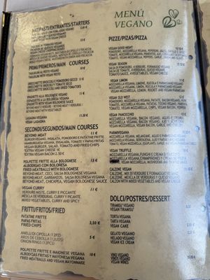 Vegan Menü  at Chris Kitchen in Fuerteventura