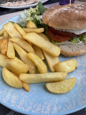Beyond Meat Burger  at Chris Kitchen in Fuerteventura