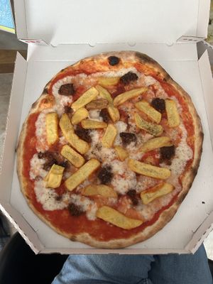 Pizza Old West  at Chris Kitchen in Fuerteventura