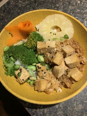 Teriyaki tofu  at Under the Ground Blono in Downs