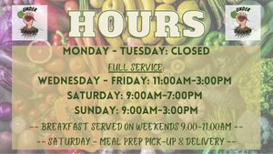 3/18/2023 - Hours Update at Under the Ground Blono in Downs