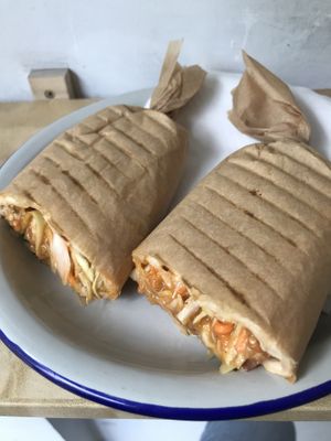 Vegan wrap  at Rira in Budapest