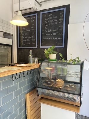 coffee and other drinks served  at Rira in Budapest