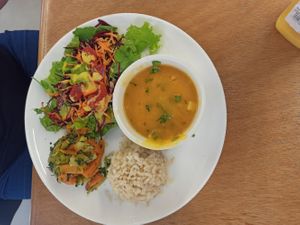 Bobó de palmito at Jaya Culinária Natural in Teresopolis