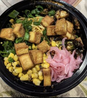 Spicy peanut bowl at Co-op Ramen in Bentonville