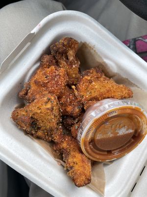 Spicy wings #Veganuary at The Local Coco in Atlanta