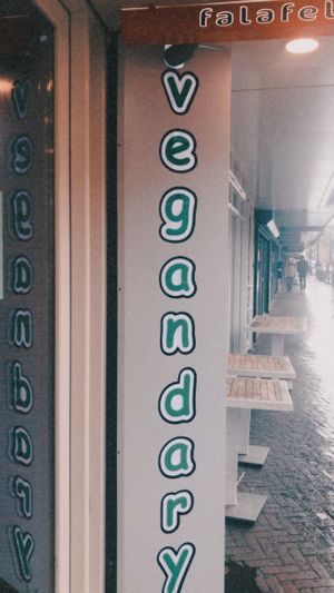 Outside sign 🌱 at Cigkoftem in Eindhoven