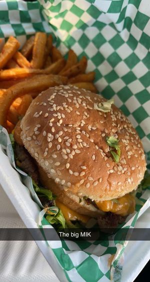 Big mik  at Cant Believe Its Not Meat in Orland Park