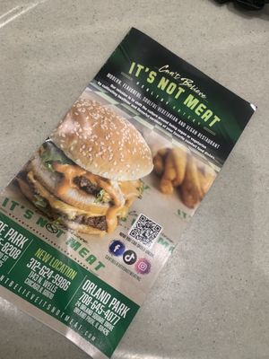   at Cant Believe Its Not Meat in Orland Park