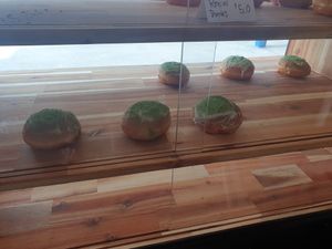 Matcha donuts at St.Aple by Staple Food in St Kilda