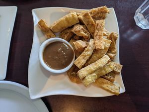 Fried tofu at Sweet Mango in Edmonton