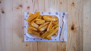"Naked Fries" at Slap & Pickle in Sheffield