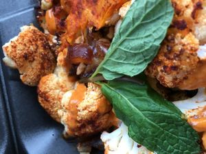 Harissa Cauliflower  at Tavern Six in Kirtland