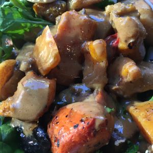 Roasted Veggie Salad  at Angelica Kitchen in New York City