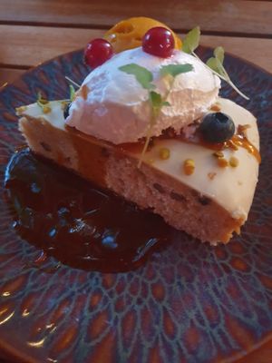 Bananentaart at 't Lieve Vrouwtje in Amersfoort