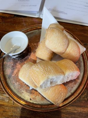 Bread with vegan aioli  at 't Lieve Vrouwtje in Amersfoort