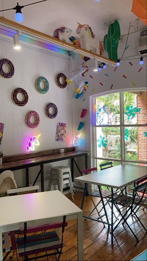 Upstairs dining available  at Uniqorn Eats in Adelaide