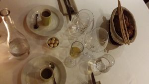 starter- lentil soup and warm bread balls  at L'Impossible in Chamonix-mont-blanc