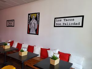 "tacos are happiness" at Cocina Comida in Adelaide