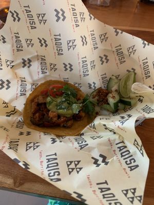 Taco spicy chipotle tofuu  at Taqisa in Denpasar