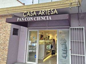 Entrance at Casa Artesa Panaderia in Queretaro