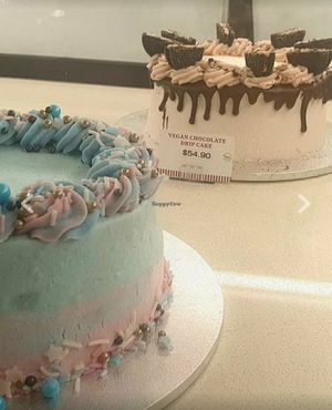 Vegan cakes at Ferguson Plarre Bakehouses in Cheltenham